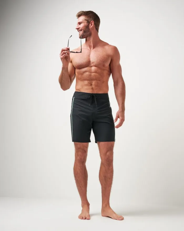 Men MAKING IT REEF BOARDSHORT Black TravisMathew Shorts