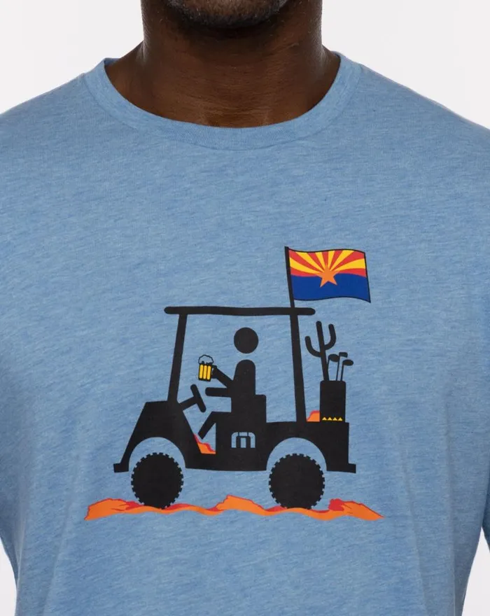 Men MAN OF THE DESERT 20 TEE Heather Allure TravisMathew Tees Men MAN OF THE DESERT 20 TEE Heather Allure TravisMathew Tees