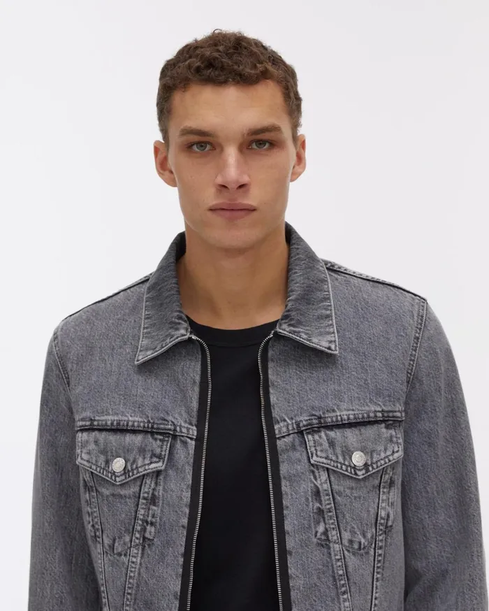 Men Masc Trucker Acc Concrete Stone Helmut Lang Jackets