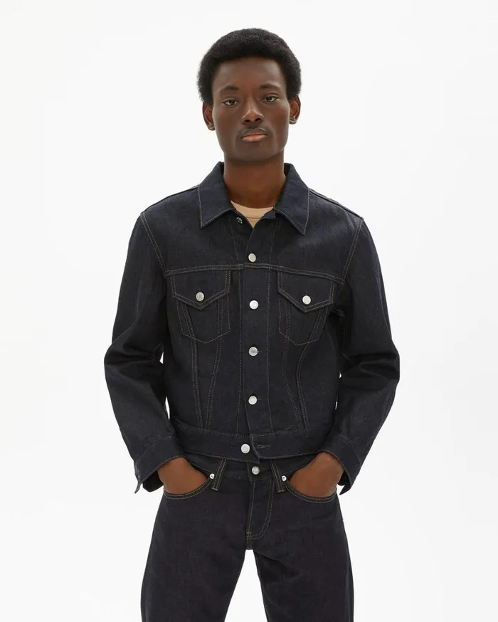 Men Masc Trucker Jacket Indigo Helmut Lang Jackets