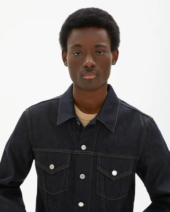 Men Masc Trucker Jacket Indigo Helmut Lang Jackets