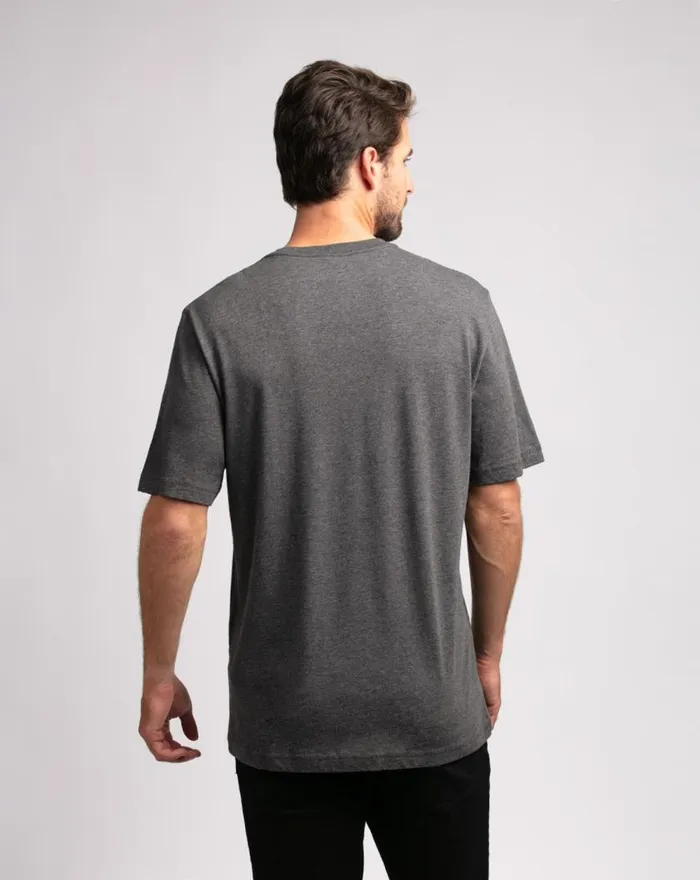 Men MODERNIST TEE Heather Grey Pinstri TravisMathew Tees