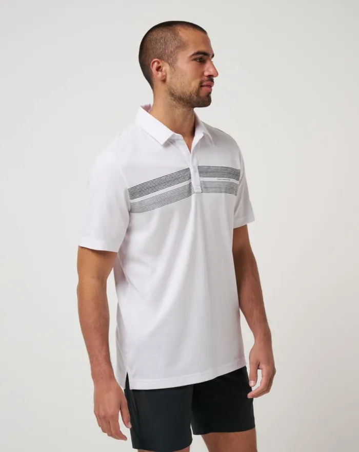 Men NEW YORK METS TOP RECRUIT POLO White TravisMathew Polos