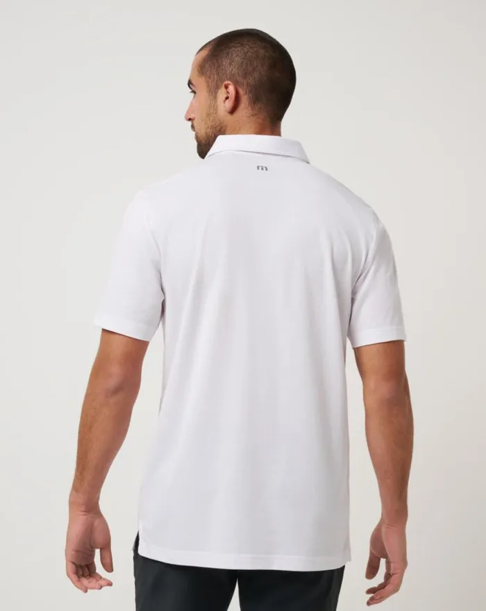 Men NEW YORK METS TOP RECRUIT POLO White TravisMathew Polos