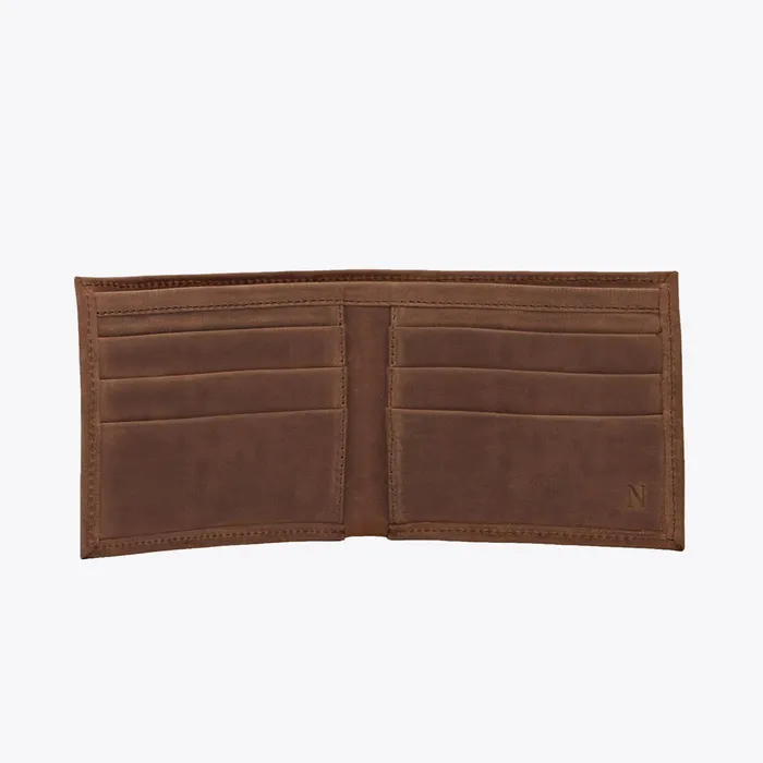 Men Nisolo Bags and Wallets Brewer Wallet Tobacco