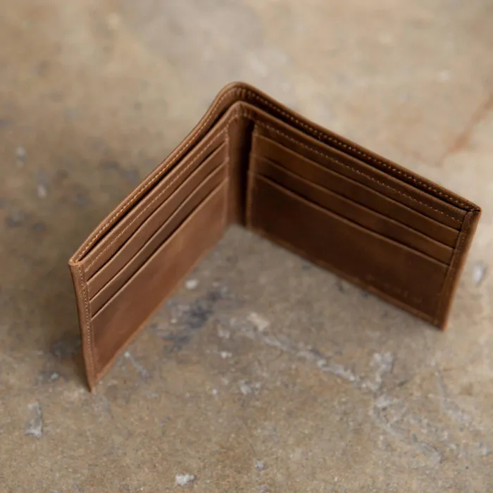 Men Nisolo Bags and Wallets Brewer Wallet Tobacco