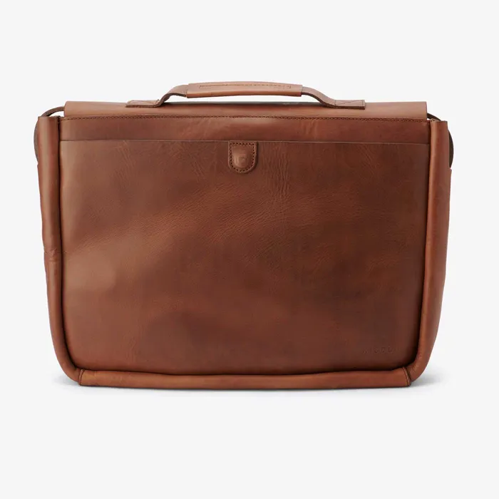 Men Nisolo Bags and Wallets Loreto Messenger Bag Chestnut