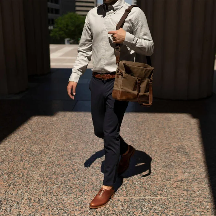 Men Nisolo Bags and Wallets Vincent Slim Briefcase