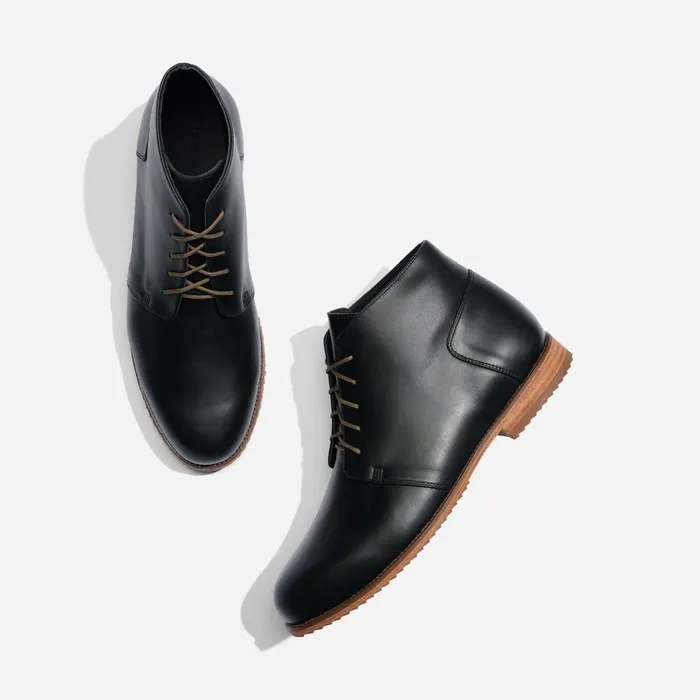 Men Nisolo Boots Everyday Chukka Boot Black
