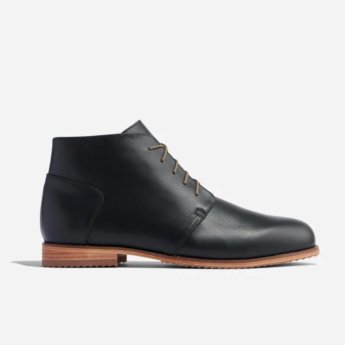 Men Nisolo Boots Everyday Chukka Boot Black