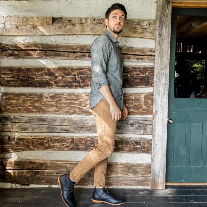 Men Nisolo Boots Everyday Chukka Boot Black
