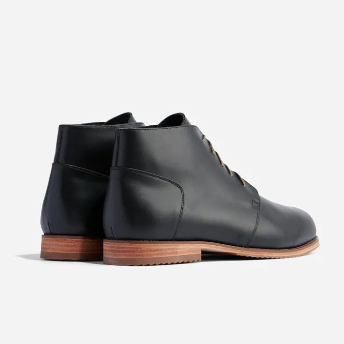 Men Nisolo Boots Everyday Chukka Boot Black