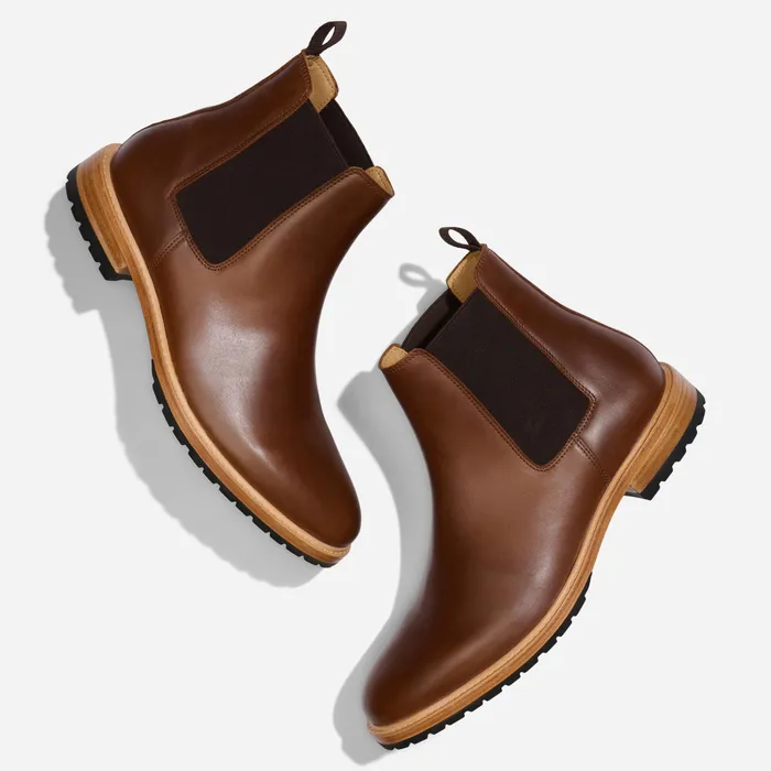 Men Nisolo Boots Marco Everyday Chelsea Boot Brown