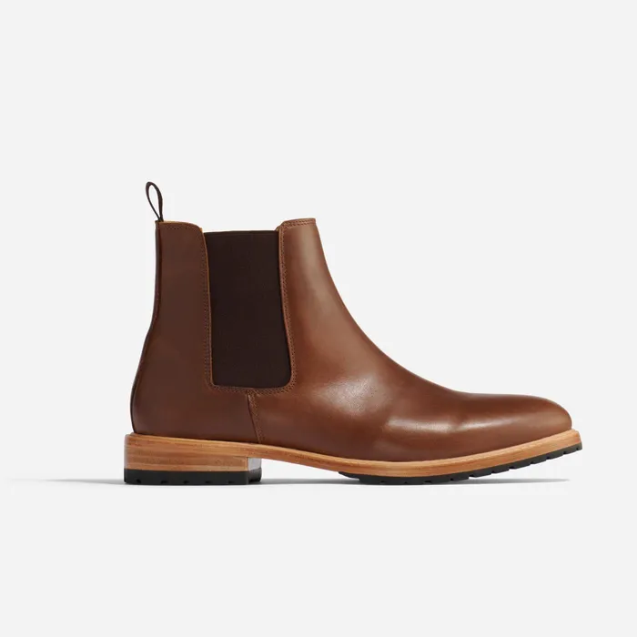 Men Nisolo Boots Marco Everyday Chelsea Boot Brown
