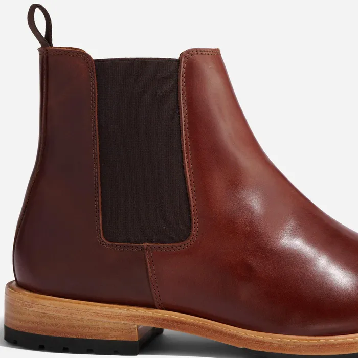 Men Nisolo Boots Marco Everyday Chelsea Boot Mahogany