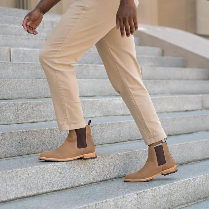 Men Nisolo Boots Marco Everyday Chelsea Boot Tobacco