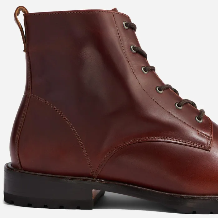 Men Nisolo Boots Martin AllWeather Boot Mahogany