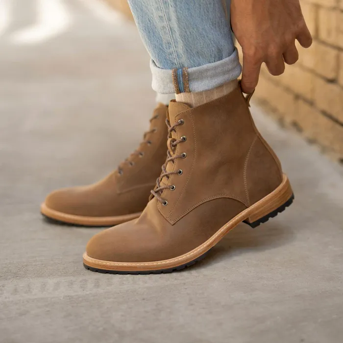 Men Nisolo Boots Martin AllWeather Boot Tobacco