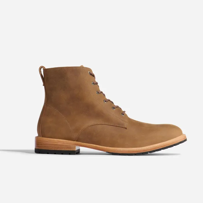 Men Nisolo Boots Martin AllWeather Boot Tobacco