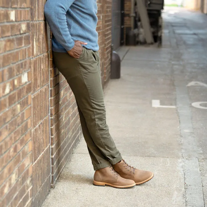 Men Nisolo Boots Martin AllWeather Boot Tobacco
