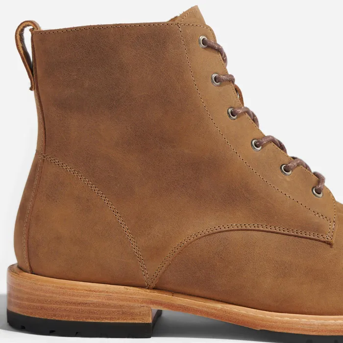 Men Nisolo Boots Martin AllWeather Boot Tobacco