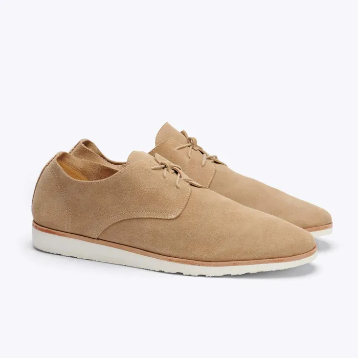Men Nisolo Sandals and Slip Ons Lightweight Flex Derby Stone