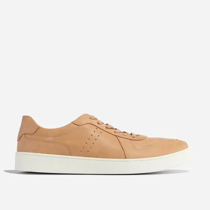 Men Nisolo Sneakers Beto GoTo Court Sneaker Almond