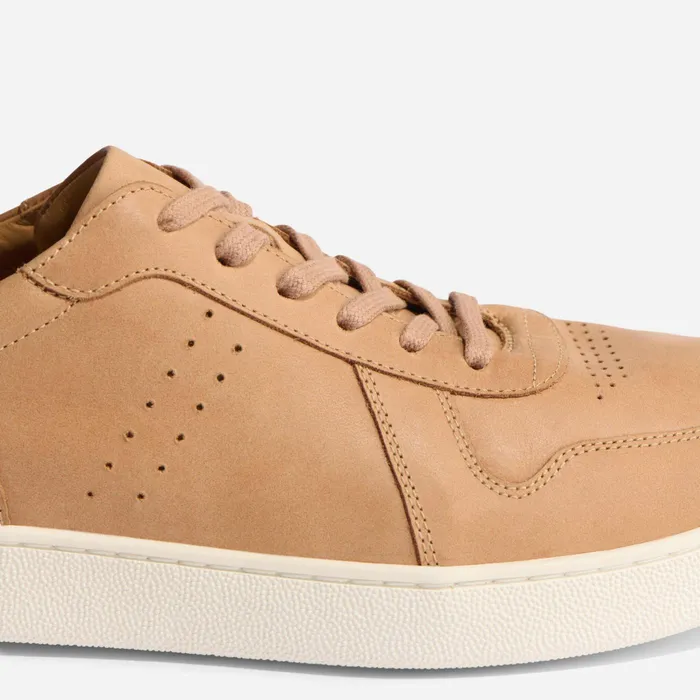 Men Nisolo Sneakers Beto GoTo Court Sneaker Almond