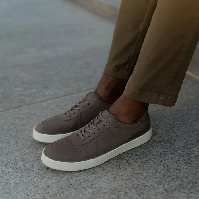 Men Nisolo Sneakers Beto GoTo Court Sneaker Grey