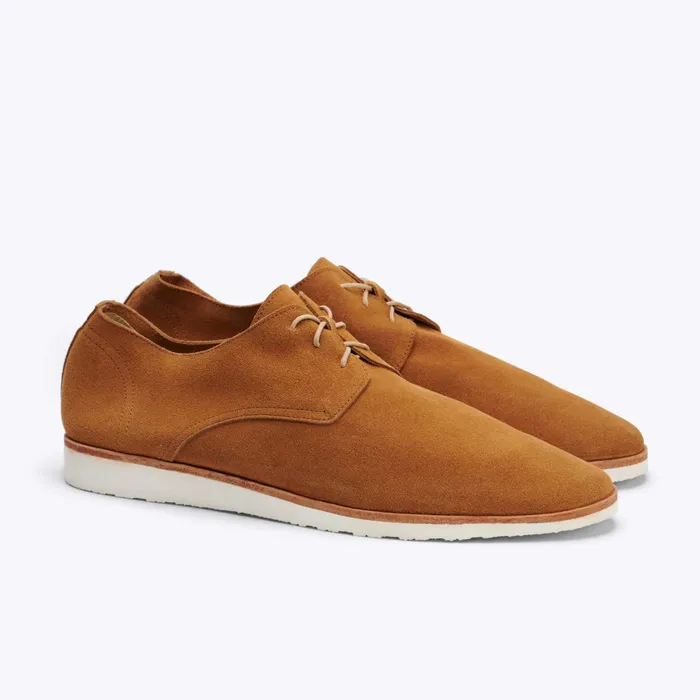 Men Nisolo Sneakers Lightweight Flex Derby Nutmeg