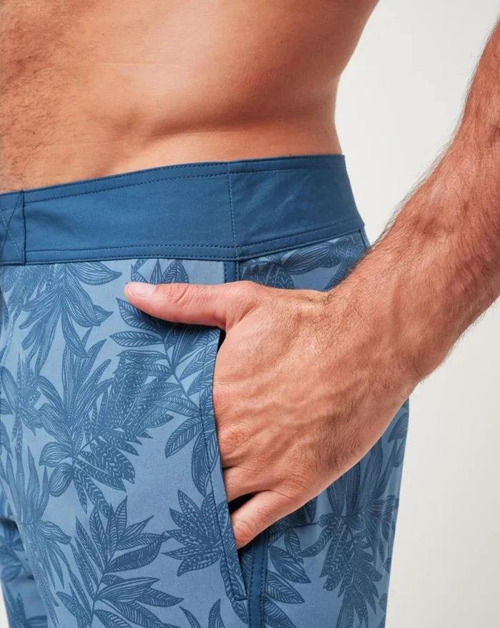 Men NO WAKE ZONE BOARDSHORT Captains Blue TravisMathew Shorts