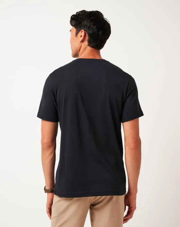 Men OFF PEAK TEE Black TravisMathew Tees