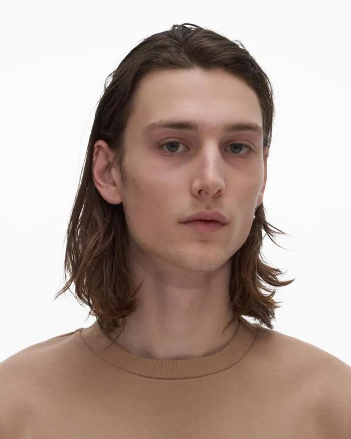 Men Older Sweatshirt Noble Tan Helmut Lang Sweatshirts