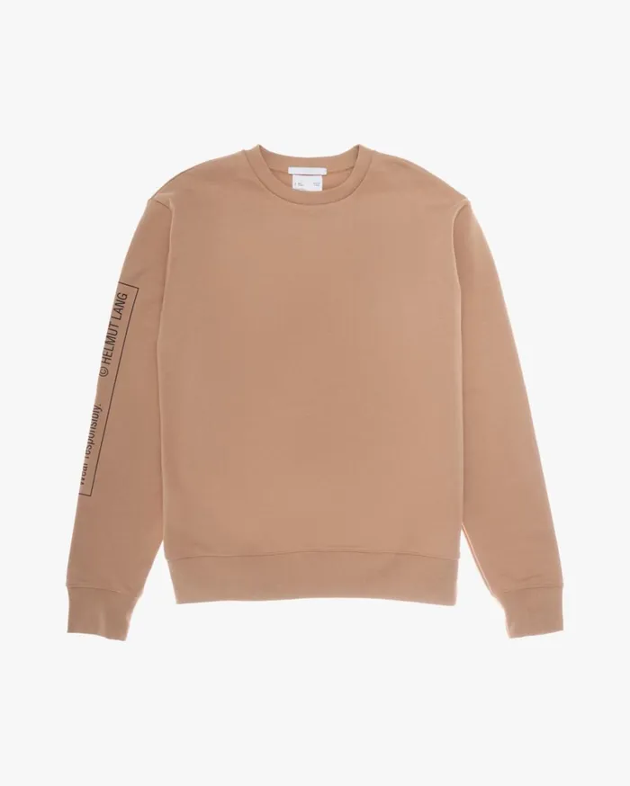 Men Older Sweatshirt Noble Tan Helmut Lang Sweatshirts