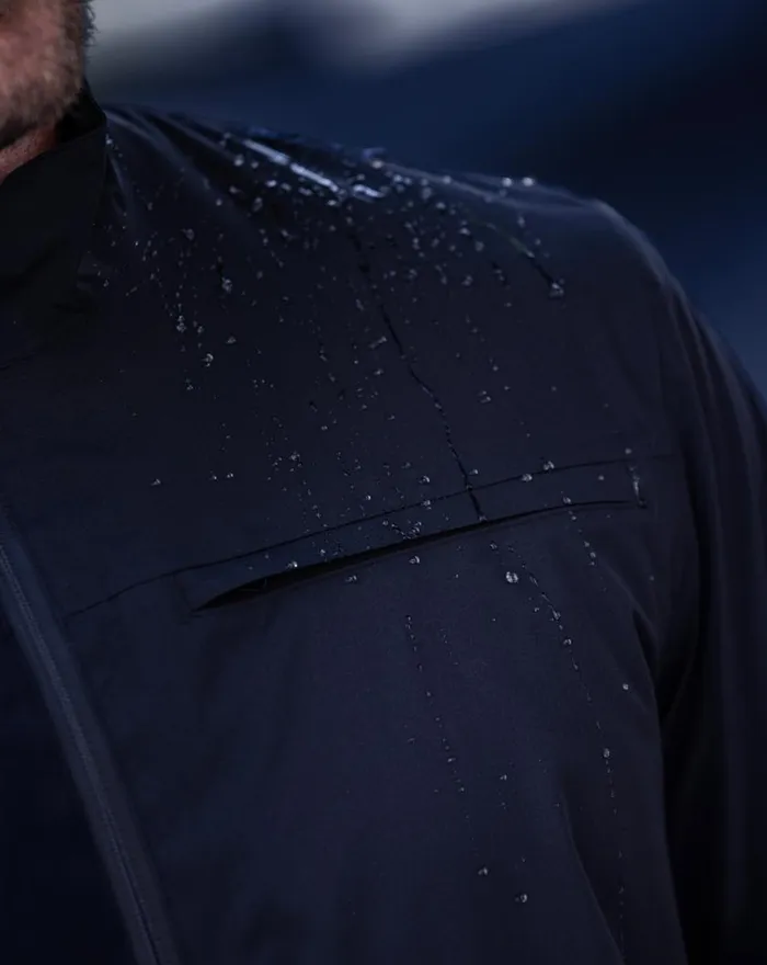 Men ON COURSE JACKET Black TravisMathew Quarter Zips
