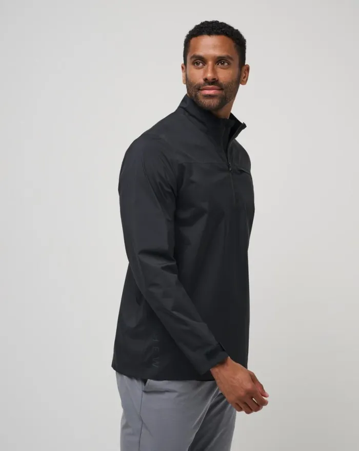 Men ON COURSE JACKET Black TravisMathew Quarter Zips
