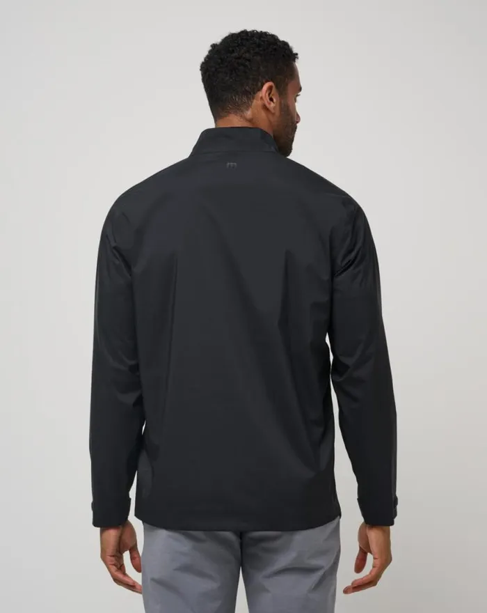 Men ON COURSE JACKET Black TravisMathew Quarter Zips