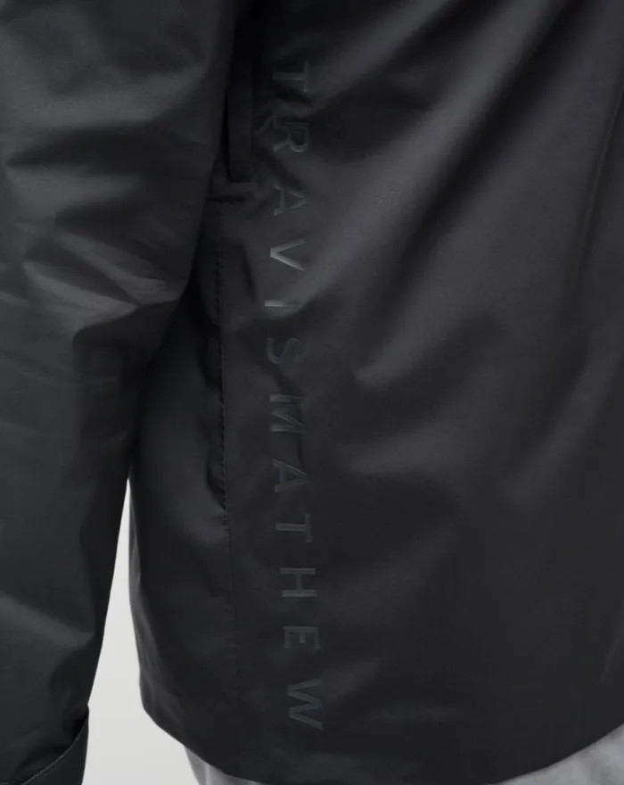 Men ON COURSE JACKET Black TravisMathew Quarter Zips