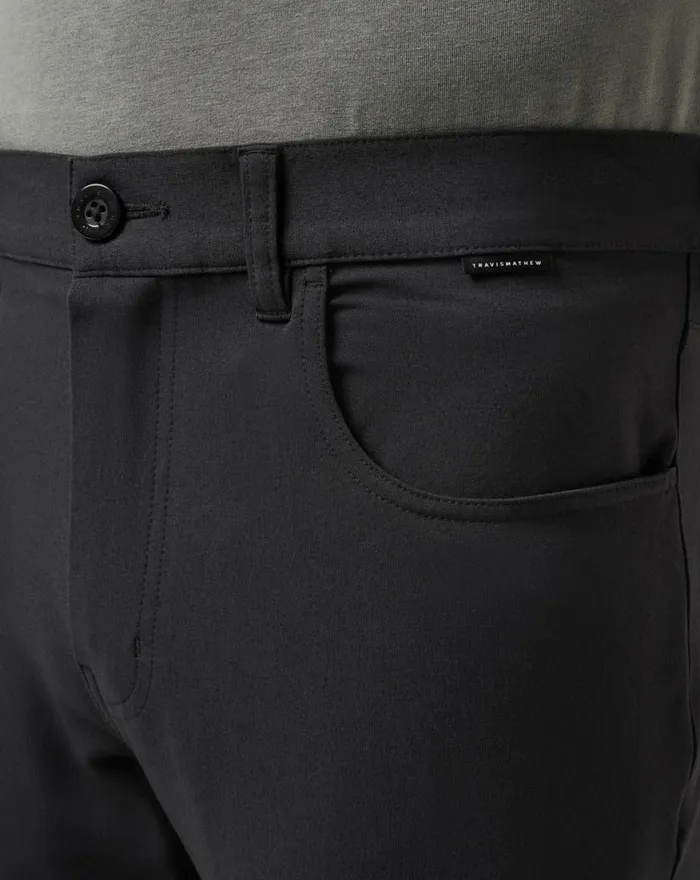 Men OPEN TO CLOSE MIDWEIGHT PANT Black TravisMathew Pants