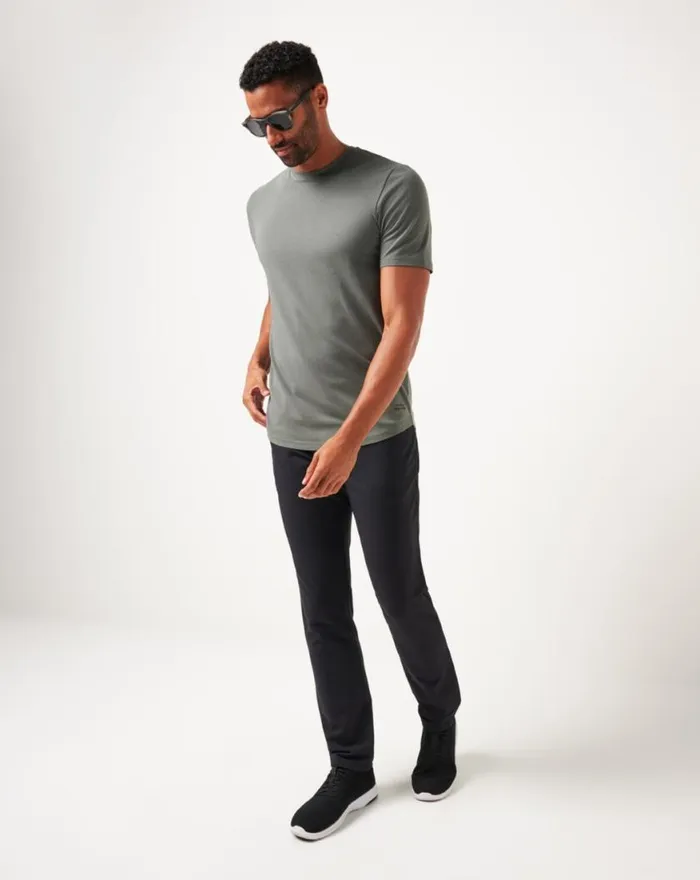 Men OPEN TO CLOSE MIDWEIGHT PANT Black TravisMathew Pants