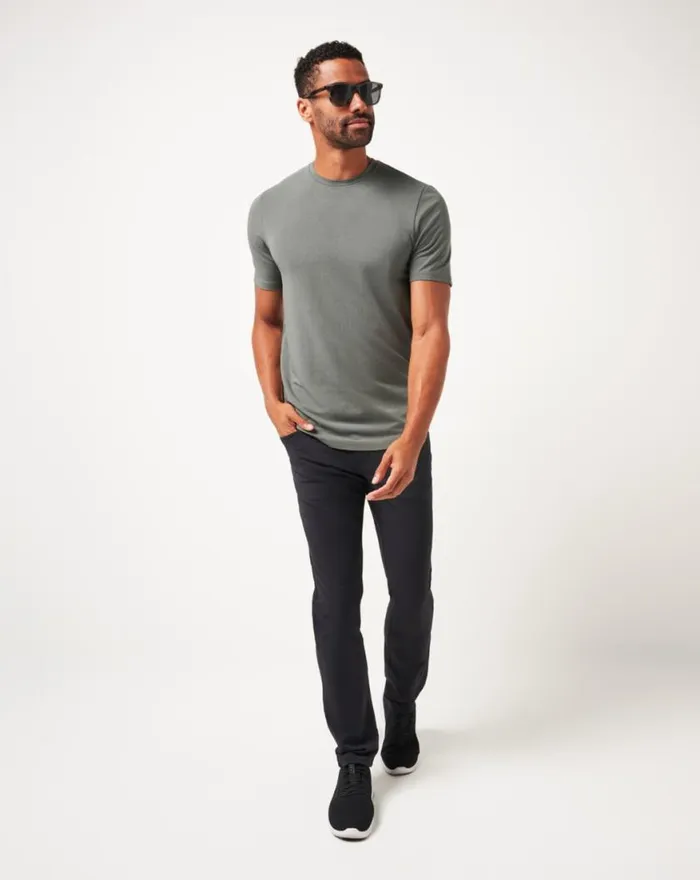 Men OPEN TO CLOSE MIDWEIGHT PANT Black TravisMathew Pants