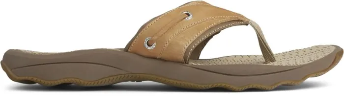 Men Outer Banks Flip Flop Tan Sperry Boots