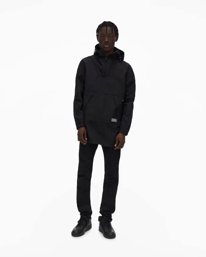 Men Packable Anorak Black Helmut Lang Outerwear