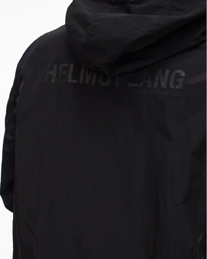 Men Packable Anorak Black Helmut Lang Outerwear