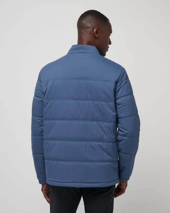 Men PALISADES PUFFER JACKET Navy TravisMathew Jackets