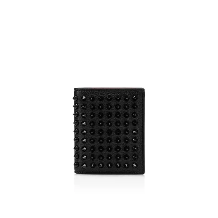 Men Paros Wallet 8211 Grained Calf Leather And Spikes 8211 Black Black Christian Louboutin Wallets and Cardholders Men Paros Wallet 8211 Grained Calf Leather And Spikes 8211 Black Black Christian Louboutin Wallets and Cardholders