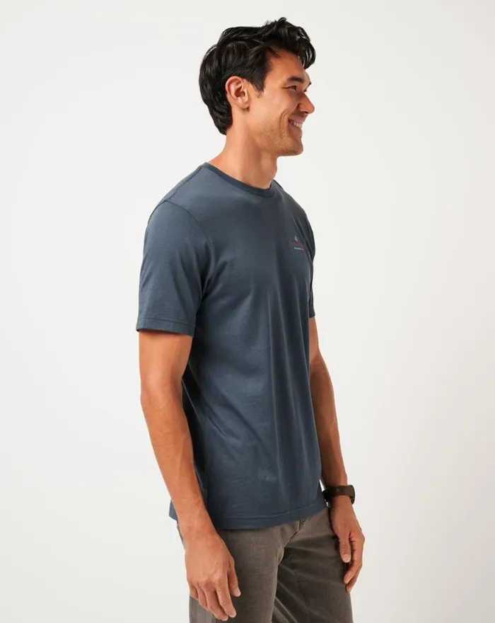 Men PIECE OF PARADISE TEE Mood Indigovintage Indigo TravisMathew Tees Men PIECE OF PARADISE TEE Mood Indigovintage Indigo TravisMathew Tees