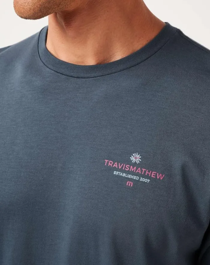 Men PIECE OF PARADISE TEE Mood Indigovintage Indigo TravisMathew Tees Men PIECE OF PARADISE TEE Mood Indigovintage Indigo TravisMathew Tees