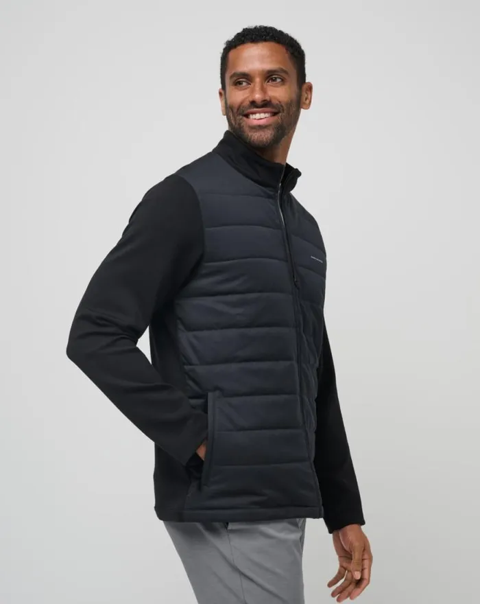 Men POINT OF SAIL FULL ZIP Black TravisMathew Jackets