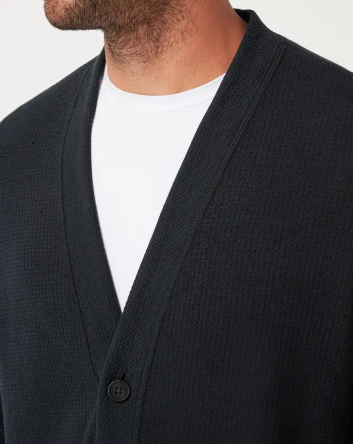 Men PRISTINE SHORE CARDIGAN Black TravisMathew Hoodies and Sweatshirts